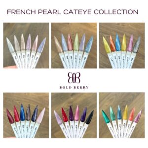 French Pearl Cateye - Bold Berry