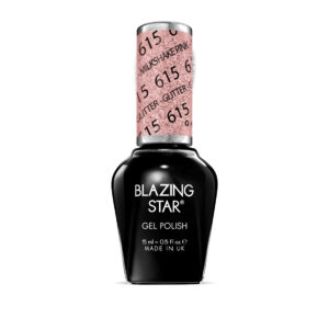 BlazingStar - 615 - Milkshake Pink - 15 ml - Soak Off Gel Nail Polish