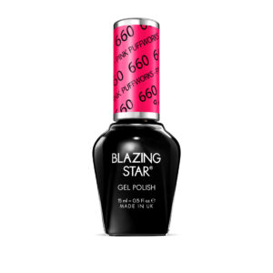 BlazingStar - 660 - Pink Puffworks - 15 ml - Soak Off Gel Nail Polish
