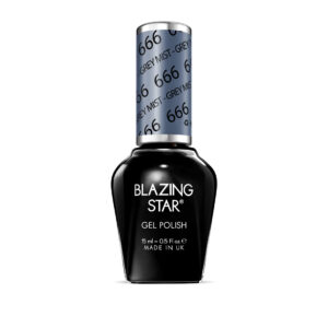 BlazingStar - 666 - Grey Mist - 15 ml - Soak Off Gel Nail Polish