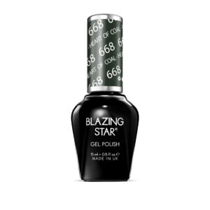 BlazingStar - 668 - Heart Of Coal - 15 ml - Soak Off Gel Nail Polish