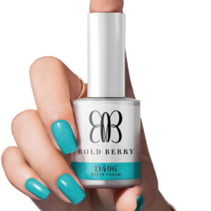 Bold Berry - D406 - Minty Fresh - 15 ml - Soak Off Gel Nail Polish