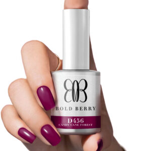 Bold Berry - D456 - Candy Cane Forest - 15 ml - Soak Off Gel Nail Polish