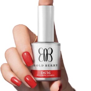 Bold Berry - D636 - Flashing Lights - 15 ml - Soak Off Gel Nail Polish