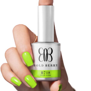 Bold Berry - B718 - Neon Lime - 15 ml - Soak Off Gel Nail Polish
