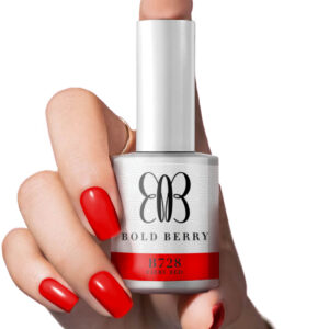 Bold Berry - B728 - Fiery Red - 15 ml - Soak Off Gel Nail Polish