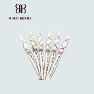 Bold Berry Gel Art - Metallic